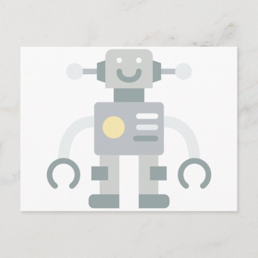 Carte Postale robot (Devant)