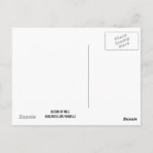 Carte Postale Robot avec des citations amusantes (Dos)