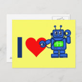 Carte Postale robot cardiaque (Devant / Derrière)