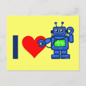 Carte Postale robot cardiaque (Devant)