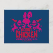 Carte Postale Robot Chicken Nerd Unicorn (Devant)