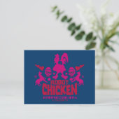 Carte Postale Robot Chicken Nerd Unicorn (Debout devant)