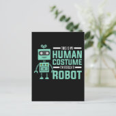 Carte Postale Robot cool Funny Robot Technology (Debout devant)