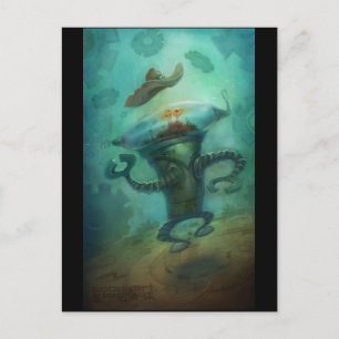 Carte Postale Robot Cowboy