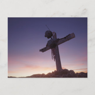 Carte Postale Robot Crucifié