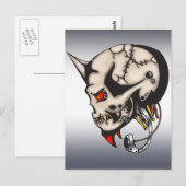 Carte Postale Robot Cyborg (Devant / Derrière)