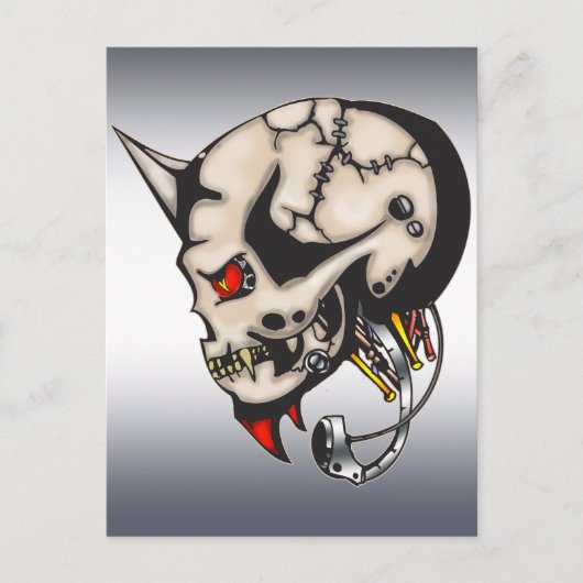 Carte Postale Robot Cyborg (Devant)