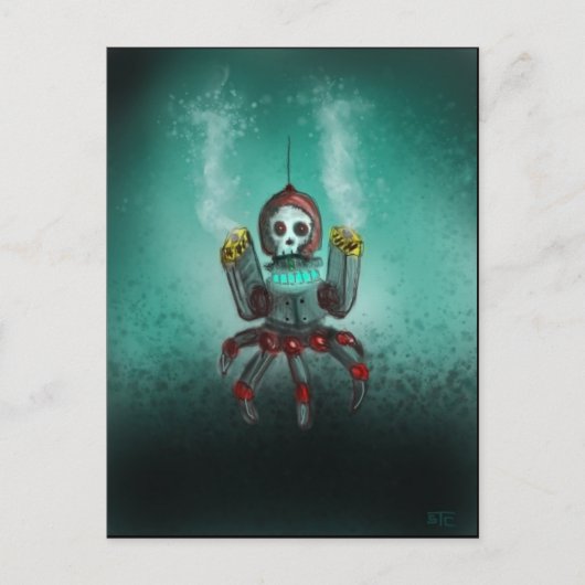 Carte Postale Robot d'attaque (Devant)