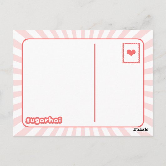 Carte Postale Robot de chat mignon (Dos)