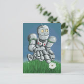Carte postale Robot de cueillette de la marguerite (Debout devant)