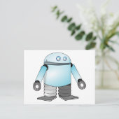 Carte Postale Robot de dessin (Debout devant)
