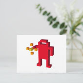 Carte Postale robot de tir (Debout devant)