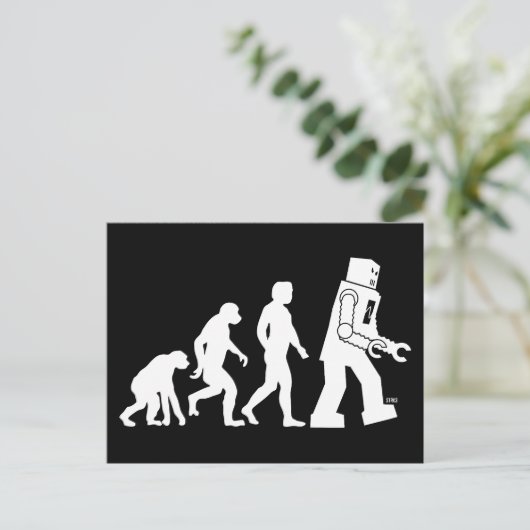 Carte Postale Robot Evolution (Debout devant)