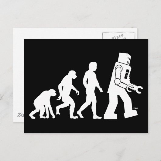 Carte Postale Robot Evolution (Devant / Derrière)