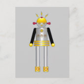 Carte Postale Robot fille Martzkins © 2012 M. Mart (Devant)