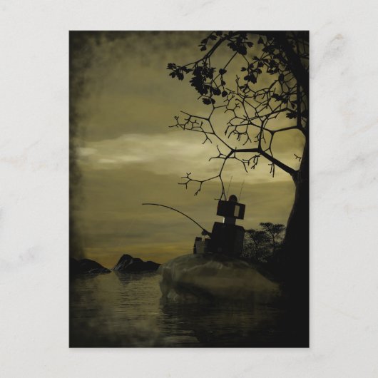 Carte postale Robot Fishing (Devant)