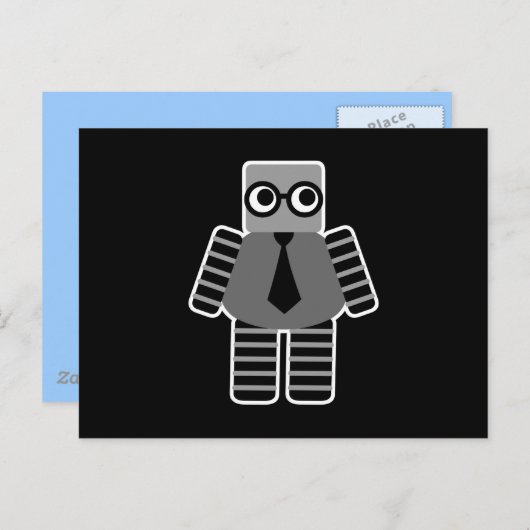 Carte Postale Robot intelligent (Devant / Derrière)