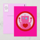 Carte Postale Robot mignon (Devant / Derrière)