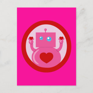 Carte Postale Robot mignon