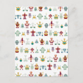 Carte postale robot Retro (Devant)