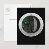 Carte Postale Robot Secret II (Devant / Derrière)