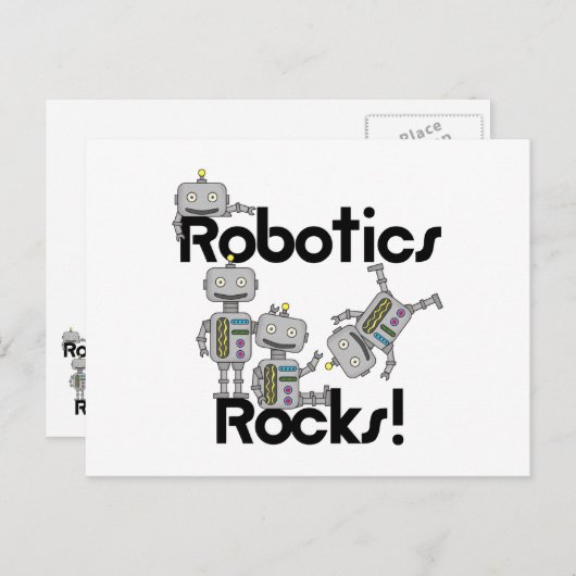 Carte Postale Robotics Rocks (Devant / Derrière)