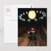 Carte postale robotique (Devant / Derrière)