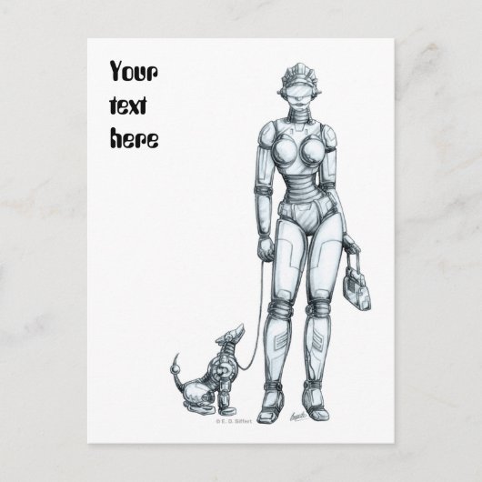 Carte Postale Robots (Devant)