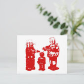 Carte Postale Robots de jouets rétro (Debout devant)