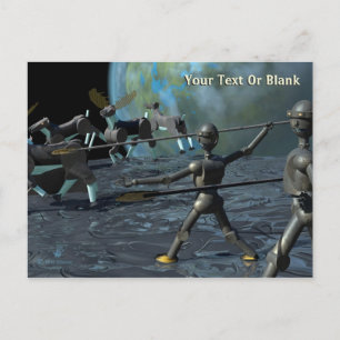Carte Postale Robots de l'âge de bronze