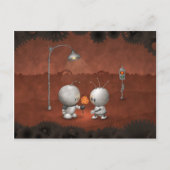 Carte Postale Robots En Amour (Devant)