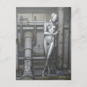 Carte Postale Robotwoman