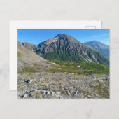 Carte postale robuste du paysage de montagne (Devant / Derrière)