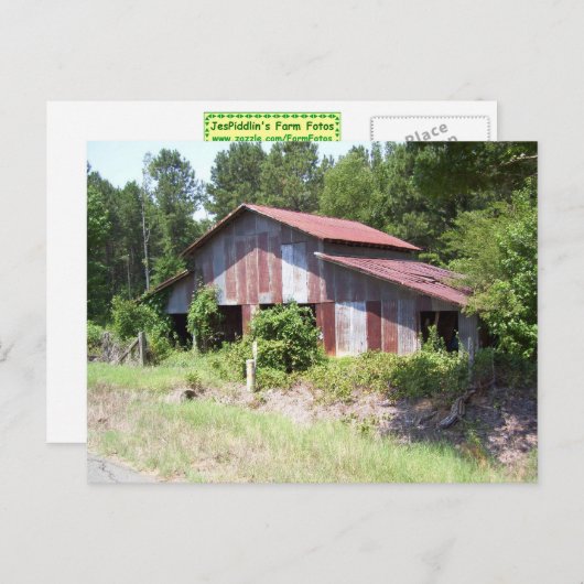 Carte postale robuste pour la grange (Devant / Derrière)