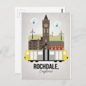 Carte Postale Rochdale (Devant / Derrière)
