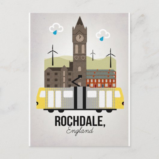 Carte Postale Rochdale (Devant)