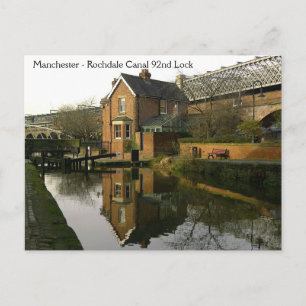 Carte postale Rochdale Canal Lock 92