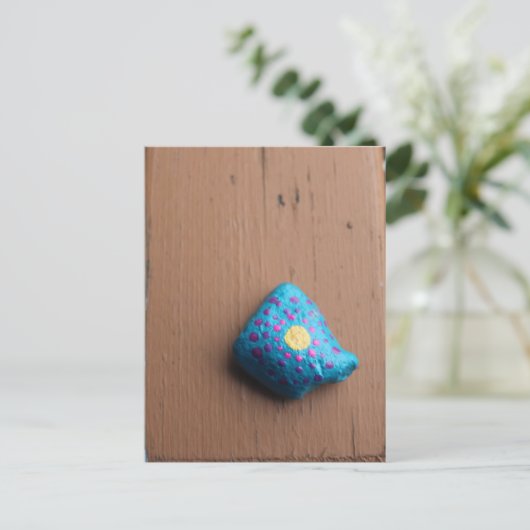 Carte Postale Roche à points Polka Cute (Debout devant)