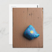 Carte Postale Roche à points Polka Cute (Devant / Derrière)