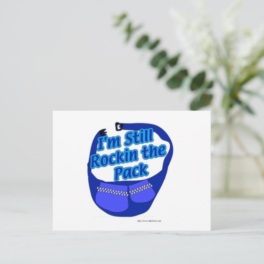 Carte Postale Roche ce pack ! (Debout devant)