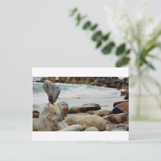 Carte Postale Roche côtière de danse (Debout devant)