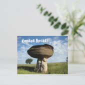 Carte Postale Roche de champignons (Debout devant)
