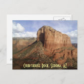 Carte Postale Roche de tribunal (Devant / Derrière)