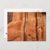 Carte Postale Roche striée de double arc Alcove II à Sion (Devant / Derrière)