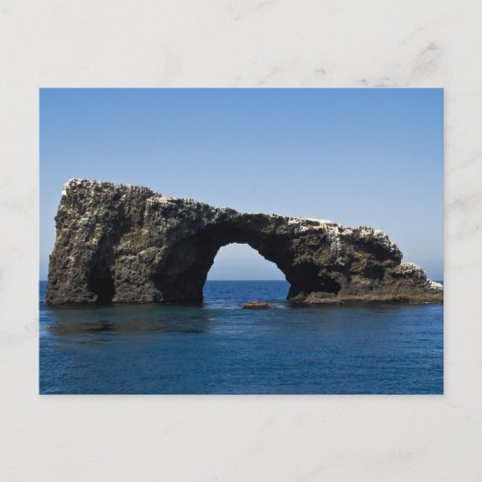 Carte Postale Rocher arc de l'île d'Anacapa (Devant)