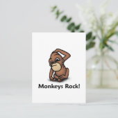 Carte Postale Rocher aux singes ! (Debout devant)