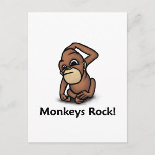 Carte Postale Rocher aux singes !