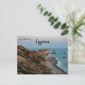Carte Postale Rocher d'Aphrodite à Kouklia Chypre (Debout devant)
