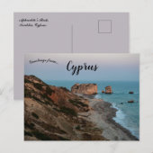Carte Postale Rocher d'Aphrodite à Kouklia Chypre (Devant / Derrière)