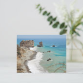Carte Postale Rocher D'Aphrodite, Chypre (Debout devant)
